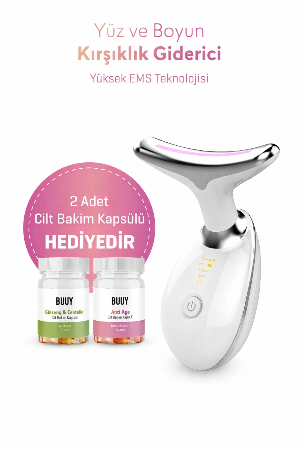 7’si 1 Arada LED Yüz Şekillendirici