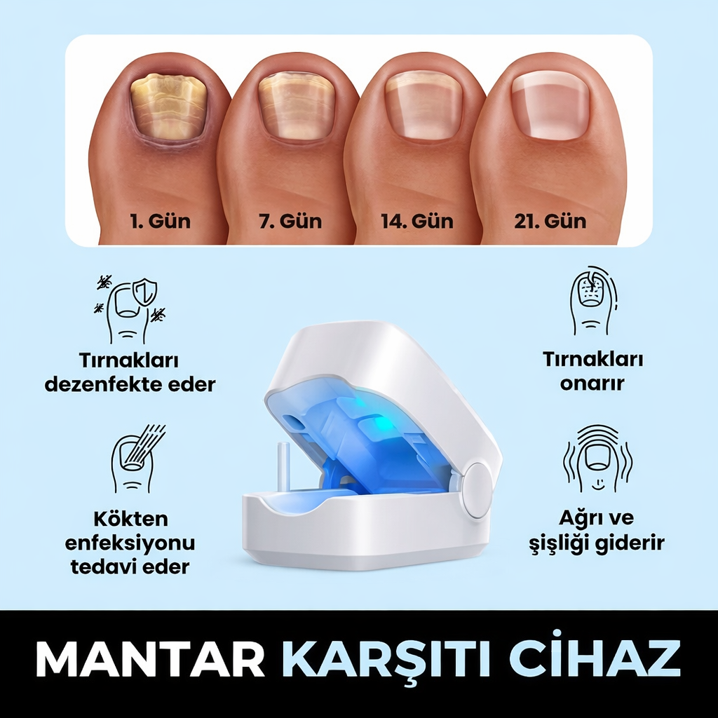 Profesyonel Tırnak Mantarı Tedavi Cihazı – Evde Kolay Kullanım
