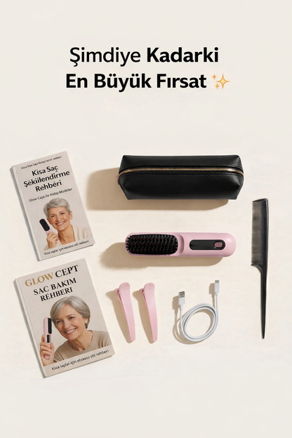 Kablosuz Isıtmalı Düzleştirici Fırça