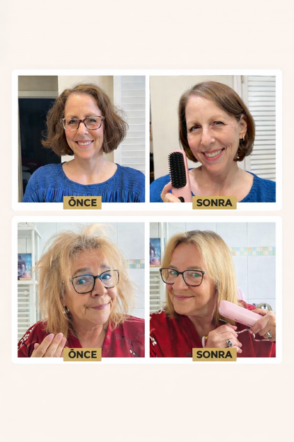 Kablosuz Isıtmalı Düzleştirici Fırça