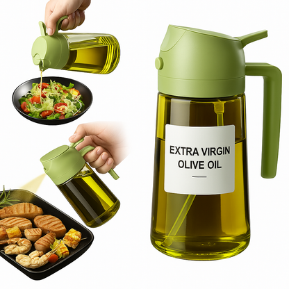 2'si 1 Arada Yağ Püskürtme Şişesi