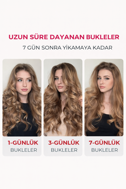 Otomatik Saç Maşası | 10 Saniyede Hazır Otomatik Bukle Yapıcı Saç Şekillendirici