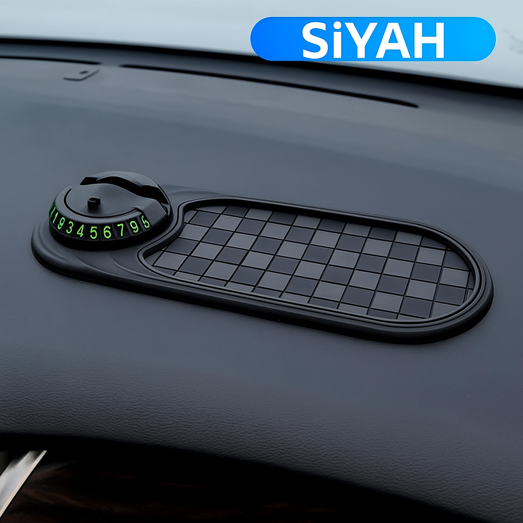 Çok Fonksiyonlu Telefon Tutuculu ve Gizli Numaralık Özellikli Araba Paspası